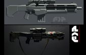 Rail Gun wapen Prop Fabrication - Nerf Mod