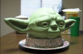 Yoda hoofd taart