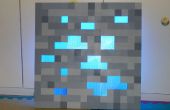 2'x 2' gloeiende Minecraft erts nachtlampje