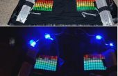 LED VU Equalizer vest met sprekers: Prototype 1