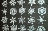 DIY: Hoe maak je papier 6-puntige sneeuwvlokken