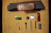 Paracord riem met mini Altoids gesp survival kit
