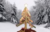 Zet oude hout Pallets in A Beautiful Christmas Tree