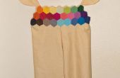 Engels papier patchwork jurk