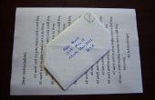 Envelop zonder brief verzenden (post origami)