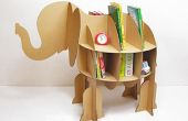 Handgemaakte boek plank in de vorm van de olifant