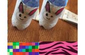 Bunny potlood houder van Plastic fles