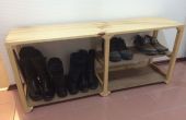 Plank met zitplaatsen schoen
