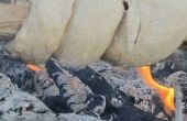 Neen Knead '' Stick brood '' | Snel recept voor Camping gebruik