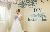 DIY Butterfly installatie (bruiloft Decor)