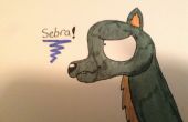 Hoe teken je Sebra de hond