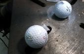 Zelfgemaakte Geocaching golfballen