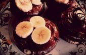 Vegan banaan Muffins van cacao