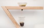 2 x 4 Balancing Pour Over koffie-/ theevoorzieningen hout