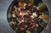 2 minuten Choco-fruit jam Cake (geen oven)