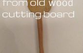 Hoe maak je een houten lepel van een oude, gebroken of ongewenste snijplank hout