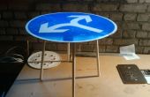 IKEA Hackers: MARIUS straat teken kant tabel