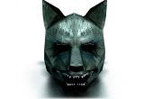 DIY 3D Wolf papier masker