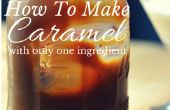 Hoe maak je karamel met slechts één bestanddeel