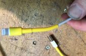 IPhone Power Cord bescherming met Shrink Tubing