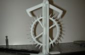 3D-gedrukte klok en Gears