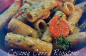 Romige kerrie Rigatoni (16 minuten pasta)