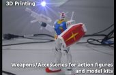 3D Printing wapens/accessoires voor Action Figures en Model Kits