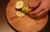 Snel Slice en kern een appel (... Asymmetrisch)