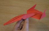 Papier vliegtuig: de piranha