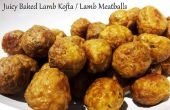6 eenvoudige stappen om gemakkelijk sappige Lamb gehaktballen te bakken / lam Kofta recept