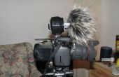 Schok mount voor op camera montage van microfoon (Zoom H1)