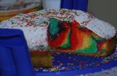 Marsepein Cake van de regenboog