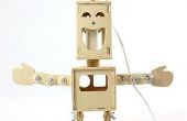 De DIY dubbelzijdige boy robot bureaulamp