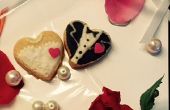 Gepersonaliseerde bruiloft gunsten-Bride n Groom cookies