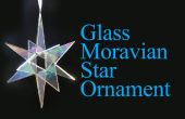Gebrandschilderd glas Moravische Star Ornament