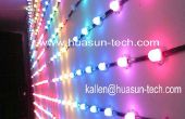 Flexibele LED strip, LED pixel punt voor gebouw gevel, het platform Factory Direct Contact verkopen: kallen@huasun-tech.com