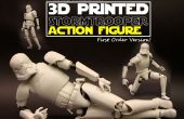 3D gedrukt StormTrooper actiefiguur! (Realistisch articulatie) 