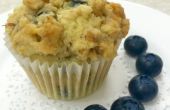 Boterachtige Blueberry Muffins van de Streusel