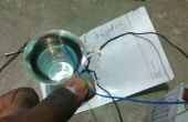 Waterniveau indicator circuit papier met papier transistor