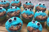 Gemakkelijk Cookie Monster Cupcakes