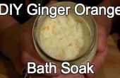 Ginger oranje Detox Bad Soak