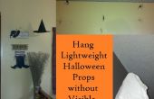 Hang lichtgewicht Halloween Props zonder zichtbare Hardware