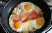Eieren en spek ontbijt