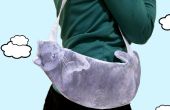 Handtas gemaakt van kat foto