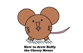 Hoe teken Buffy de Cheesy muis