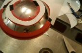 Captain America uithangbord vanuit keuken Pot deksel