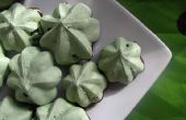 Prachtige groene Matcha schuimgebak