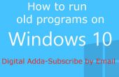 Het uitvoeren van oude programma's op Windows 10