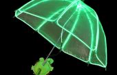 EZ-EL Wire Green Kinder Light Up groene paraplu Step-By-Step Tutorial