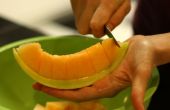 Hoe te knippen een meloen